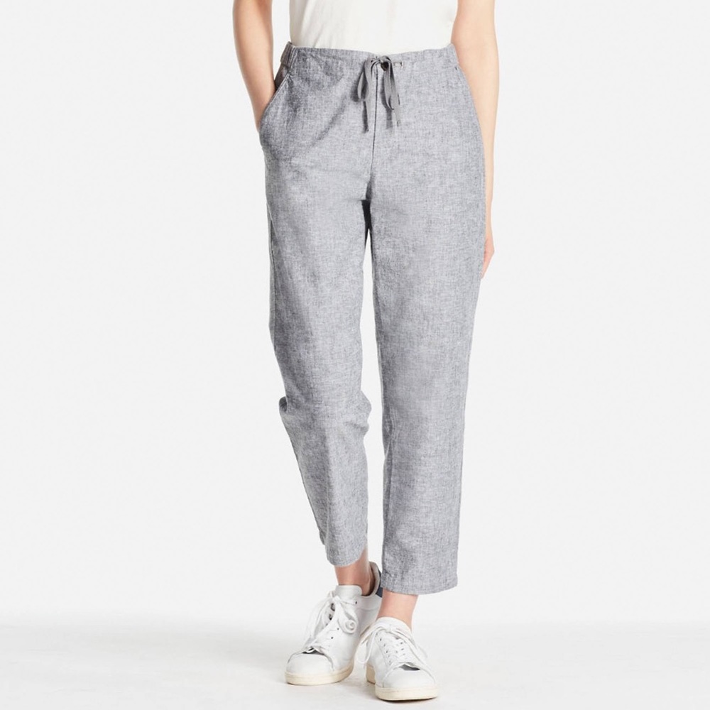 Uniqlo Cotton Linen Relaxed Pants